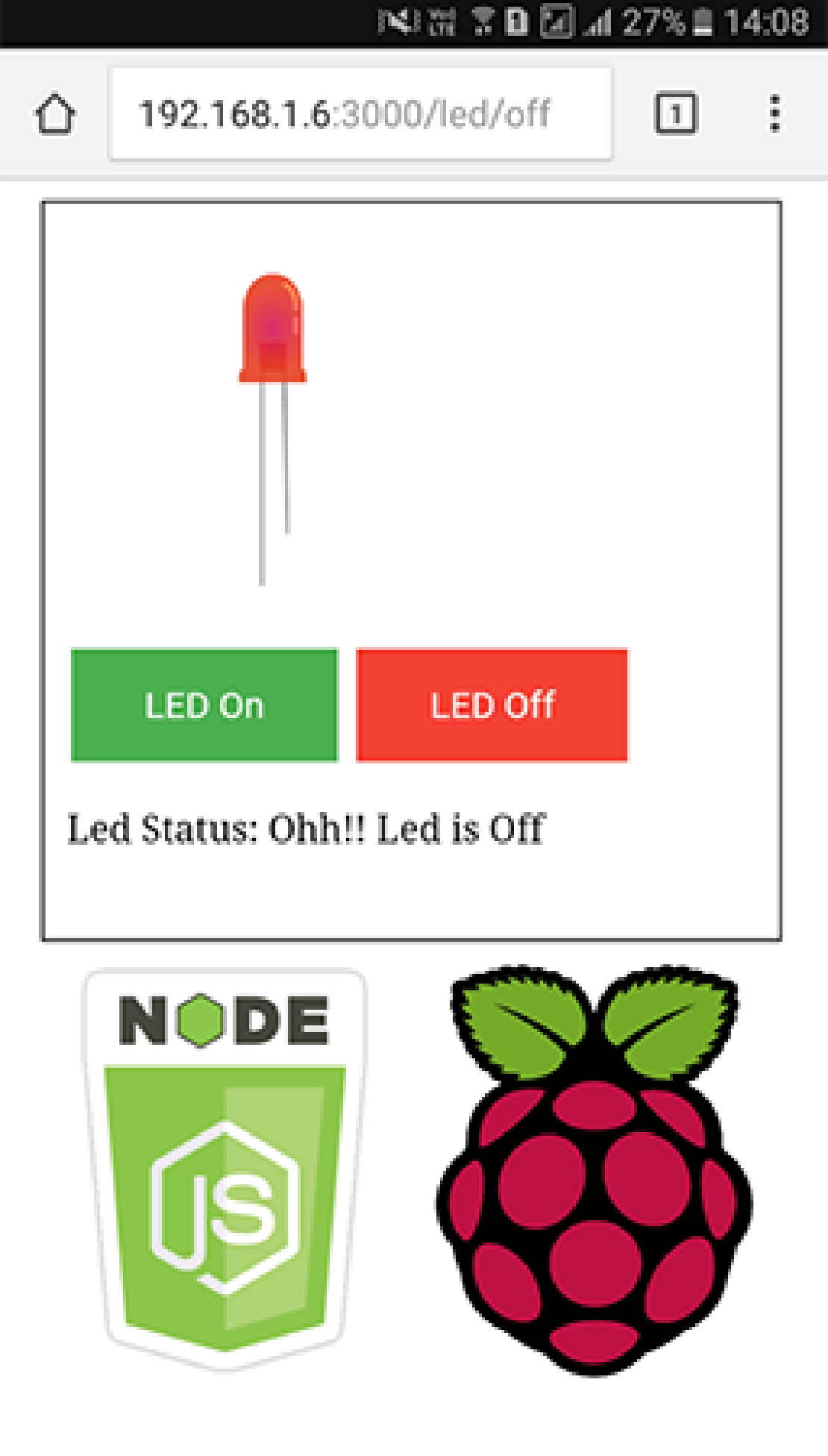 استفاده از Raspberry-Pi به عنوان سرور IOT با کمک برنامه نویسی nodejs – expressjs